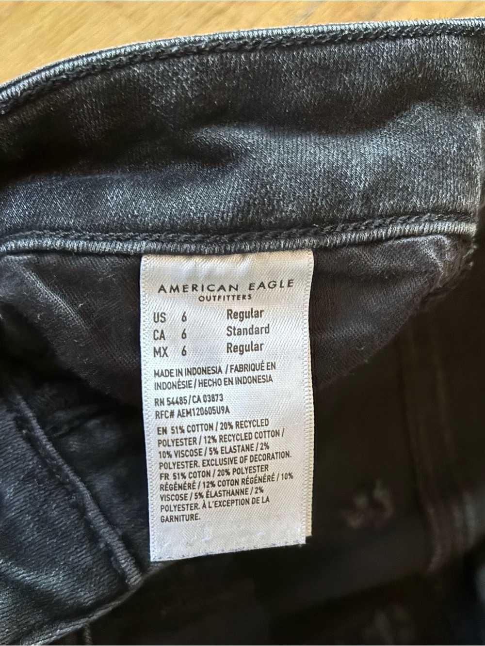 American Eagle Outfitters Women’s Black Skinny Jeans - Picture 5 of 8
